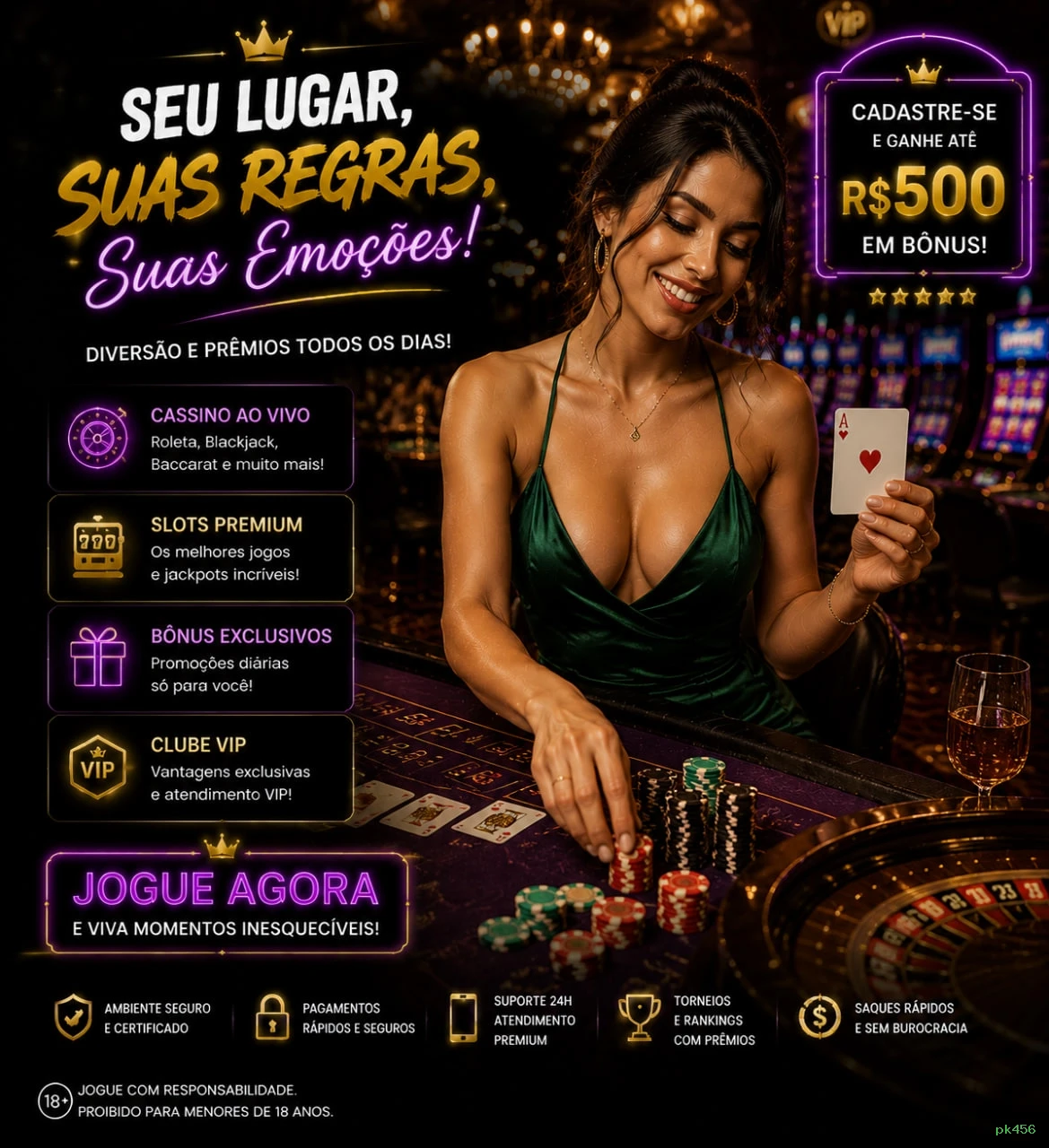 Benefícios da conta